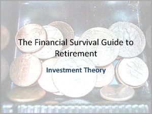 Modern portfolio theory Modern portfolio theory