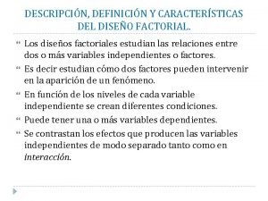 Variable dependiente independiente