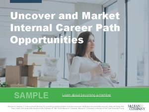 Uncover and Market Internal Career Path Opportunities Futureproof