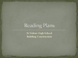 Reading construction plans
