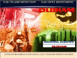 GAS FLAME DETECTION GAS DUST MONITORING YOUR ENVIRONMENT