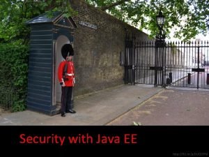 Security with Java EE http flic krp9 UQDPM