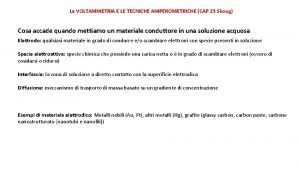 Cv voltammetry