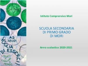 Istituto comprensivo mori