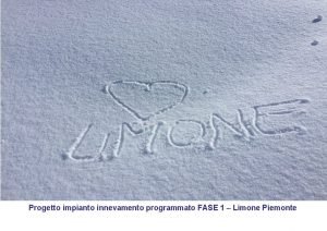 Progetto impianto innevamento programmato FASE 1 Limone Piemonte