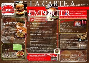 Burger grill caraman carte