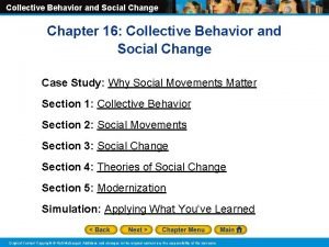 Collective Behavior and Social Change Chapter 16 Collective