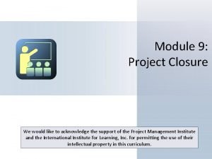 Administrative closure in project management