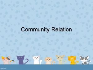 Community relations adalah