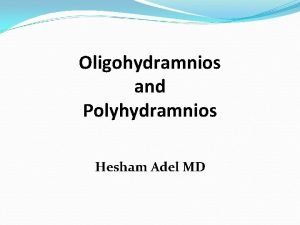Maternal causes of polyhydramnios