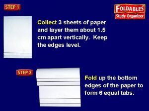 3 sheets of paper