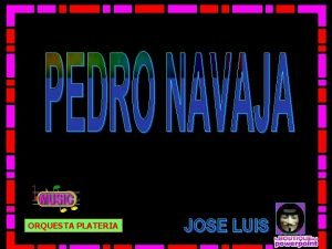 Pedro navaja orquesta plateria