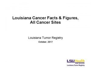 Louisiana Cancer Facts Figures All Cancer Sites Louisiana