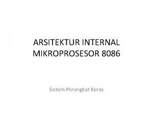 Mikroprosesor 8086