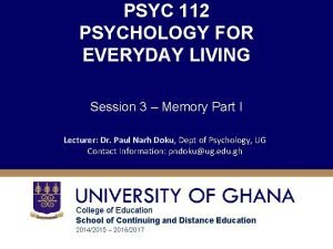 Effortful processing strategies psychology Effortful processing strategies psychology