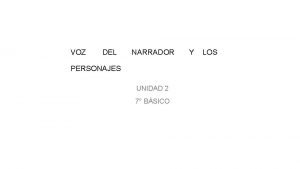 Tipos de voz ativa