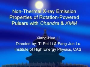 NonThermal Xray Emission Properties of RotationPowered Pulsars with