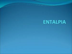 Entalpia