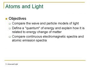 Electrons and light pogil activity 5-1