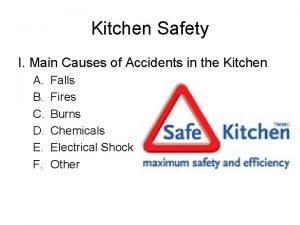 Kitchen Safety I Main Causes of Accidents in