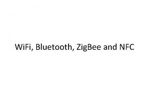 Wifi vs zigbee