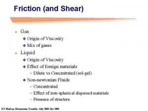 Power law fluids