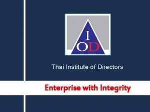 Thai institute of directors association