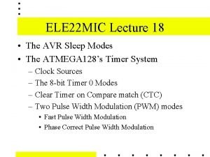 Atmega sleep mode