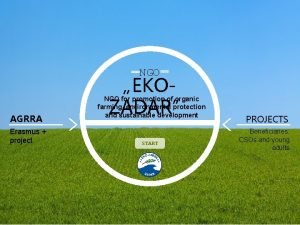 NGO AGRRA Erasmus project EKOZADAR NGO for promotion