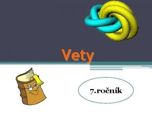 Syntax vety