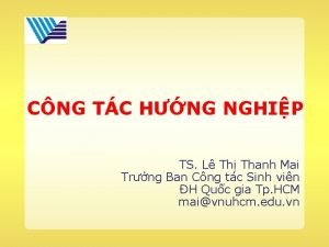 CNG TC HNG NGHIP TS L Th Thanh