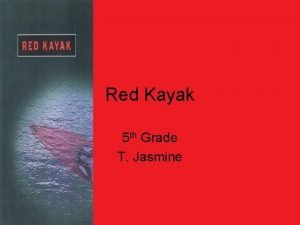 Red kayak characters