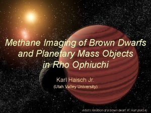 Methane Imaging of Brown Dwarfs and Planetary Mass