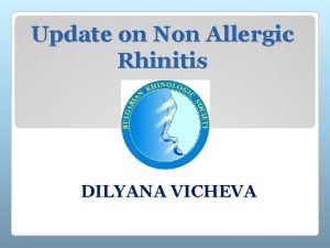 Non allergic rhinitis treatment