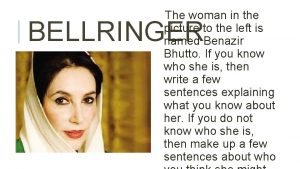Ideas live on benazir bhutto