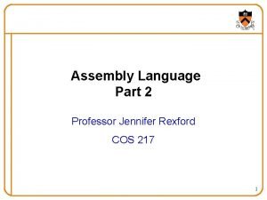 Assembly language instruction