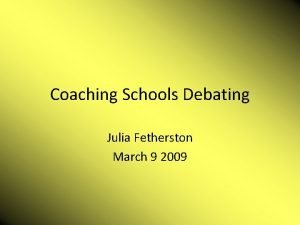 Julia fetherston