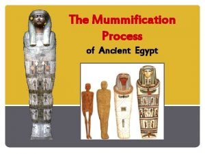 The process of mummification