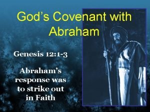 Gods Covenant with Abraham Genesis 12 1 3