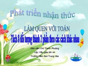 Gio vin Ch Thanh Phng Lp Mu gio