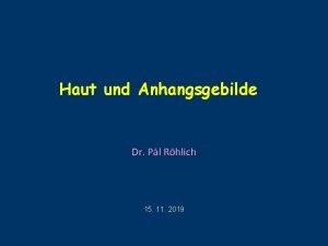 Haut und Anhangsgebilde Dr Pl Rhlich 15 11