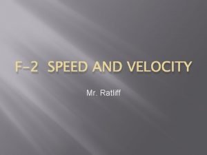 Speed ratliff