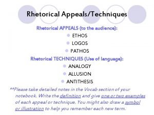 Ethos picture examples