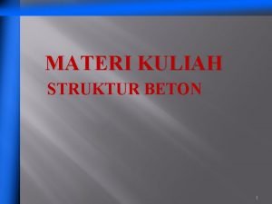 Contoh soal struktur beton bertulang Contoh soal struktur beton bertulang