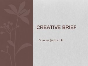 Contoh creative message