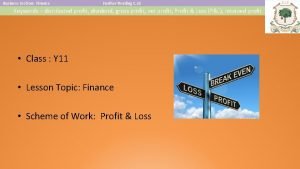 Business Section Finance Further Reading C 32 Keywords