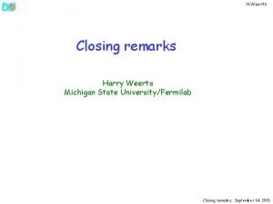 Example of closing remarks for webinar