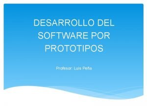 Prototipo mago de oz