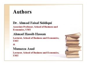 Dr ahmad faisal