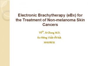 Brachytherapy